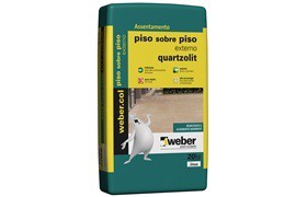 Argamassa Ferma Rápido Piso Sobre Piso Externo 20 Kg  -  Quartzolit